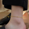 Yupsk Simple Metal Round Bead Stainless Steel Charm Anklet Summer Beach Jewelry Accessories Gifts - Image 3