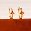 6/8/10mm Stainless Steel Zircon Flower Hoop Earring Small Gold Color Circle Hoops Huggie Piercing Earring Jewelry - Image 24