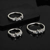 Titanium Baguette CZ Cluster Huggie Hoop Earring 16G Cartilage Helix Conch Clicker Ring Piercing Jewelry - Image 3