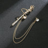 Crown Chain Brooch Vintage Tassel Crystal Brooch Temperament Rhinestone Lapel For Women Dress Mens Shirt Suit Set Collar Jewelry - Image 7