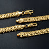 Sunny Jewelry Copper Necklace Snake Chains Gold Plated For Women Man Italy 750 For Daily Wear Gift - Image 3
