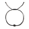 Minimalist Men Stack Cord Bracelets Handcrafted Woven Black Wax Cross Protection Jewelry for Men Valentine Gifts - Image 7