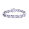 Geometric Moon Shaped Bling Cz Charm Link Chain High Polished Shiny Gold Color Metal Bracelet Necklace Women Jewelry - Image 7