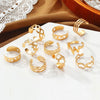 Summer Women Toe Rings Beach Foot Rings Geometric Open Finger Rings Y2K Star Heart Toe Rings Jewelry Gifts 10pcs - Image 5