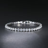 Women's 4mm Zirconia Tennis Bracelet Crystal Charm Thin Chain Wedding Jewelry Accessory - Image 5