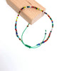 Faceted Gemstones 2-3mm Beads Hand Woven Adjustable Bracelet Lapis Lazuli Crystal Turquoise Choker Men Female Jewelry Party Gift - Image 6