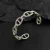 Integrated Pattern Stainless Steel Bracelet in Gold Tone and Silver Tone - Image 4