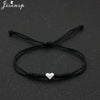 Multicolor Rope Lucky Heart Bracelets Women Men Charm Woven Handmade Bangles Braided Adjustable Buddhism Jewelry - Image 8