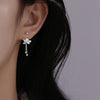 Silver Vintage Lotus Earrings Cute Sweet Irregular Earrings Jewelry Gift - Image 4