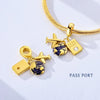 Charm Bead Pendent Silver Gold Series Butterfly Firefly Earth Airplane Charm Fit Bracelet Bangle Woman Jewelry Gift - Image 2