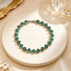 Colorful Zircon Lucky Four-Leaf Flower Bracelet for Women Flower CZ Stone Gold Plated Tennis Bracelet Fragrance Jewelry - Image 7
