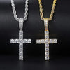 60Cm Twisted Chain Long Necklace for Women/Men Cubic Zirconia Cross Pendant Necklace Gift Love Accessories - Image 6