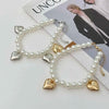 Two Piece Imitation Pearl Anklet Set with Adjustable Chains - Image 13