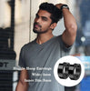8 Pairs Earrings for Men Steel Mens Black Earrings Multipack Stud Huggie Small Hoop Earrings Set - Image 3