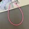 Tiny Colorful Seed Bead Choker Necklace - Image 27