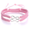 2Pcs/Set Multicolor Number 8 Infinity Lucky Bracelet For Women Men Friendship Handmade Braided Rope Charm Couple Bracelet Gifts - Image 5