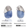 Ball Pendant Earrings Stainless Steel Gold Plated Jewelry Gift Ring Hoop Earrings For Women - Image 10