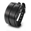 Leather Cuff Bracelet Punk Braided Bracelets Rock Leather Wristbands Mens Leather Bracelet Bangle Adjustable Wrap Bracelet Men - Image 11