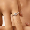 Crown Ring Delicate Lab Diamond Ring Silver For Women Wedding Engagement Jewelry - Image 3