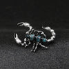 Gold Silver Plated Enamel Scorpion Brooch Personality Temperament Corsage Lapel Pin Male Clothing Accessories Gifts - Image 2