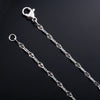 Lip Embossed Chain 2.5mm Thin Stainless Steel Necklace Handmade Link Jewelry Accessories - Image 10