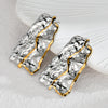 Haiyufly Irregular Geometric Line Earrings for Women Stainless Steel Jewelry Stud Earrings Birthday Gift - Image 15