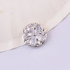 Crystal Flower Traceless Magnet Brooches for Women Metal Strong Magnetic Rhinestone Corsage Jewelry Gifts - Image 4