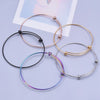1/5Pcs Stainless Steel Minimalist Punk Twist Bracelet Women Geometric Stackable Adjustable Versatile Women Cuff Bangle Jewelry - Image 33