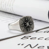 Nautical Biker CZ North Star Compass Signet Ring For Men Hip Hop Punk Cross Stainless Steel Vintage Party Jewelry - Image 5