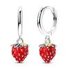 Small Hoop Earrings with Butterfly and Heart Motifs - Image 12