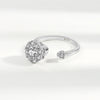 Sunflower Rotating Ring For Women Spinner Fidgets Adjustable Open Rings Cute Animal Butterfly Turtle - Image 6
