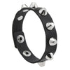 Gothic Punk Hip Hop Rock Spike Rivet Stud PU Leather Wristband Bracelet Bangle - Image 7