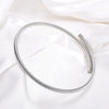 Women Torques Necklace, Adjustable Open Choker Snake Collar Stretch Statement Jewelry - Image 1