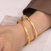 Personality Gold Plated Stainless Steel Cubic Zircon Bracelet for Women Jewelry Gift - Image 7