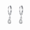 Crmya Cute Cubic Zirconia CZ Gold Silver Plated Hoop Drop Earrings For Women Dangle Earring Jewelry - Image 26