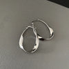 Zinc Alloy Drop Hoop Earrings in Gold-Tone and Silver-Tone Styles - Image 2