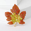 Berry Women's Rhinestone Leaf Brooches Unisex Plant Pins Office Party Casual Accessories Gifts - Image 19