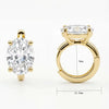 Environmentally Friendly Brass Marquise Zirconia Hoop Earring For Women Minimalist Gold Plated Pear Earring - Image 15