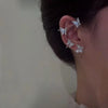 Korean Style Butterfly Ear Clips Without Piercing For Women Sparkling Zircon Ear Cuff Clip Earrings Wedding Party Jewelry Gifts - Image 4