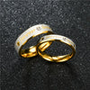 Forever Love Stainless Steel Couple Ring with Heart Detail - Image 11