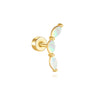 1PC Silver Crown Opal Piercing Earring for Women Ear Studs Cartilage Earring Body Jewelry Gift - Image 33
