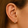 Silver Smooth Long Line Ear Climber Stud Earrings For Women Minimalist Ear Crawlers Studs Piercing Jewelry - Image 4