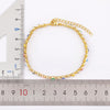 Lucky Evil Eye Shiny Charm CZ Tennis Bracelet for Women Crystal Zircon Jewelry Adjustable Chain Bangle Gift - Image 2