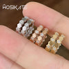 Wosikate Light Silver Gold-plated Earrings For Women Rose Gold-plated Jewellery Earrings Buckle - Image 1
