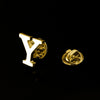 Quality Brass Initial A to Z 26 Letters Pin Golden Color English Symbol Design Men's Suit Collar Lapel Brooch Pin - Image 22