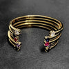 Classic Inlaid Zircon Open Bracelet, Simple Engagement Wedding Jewelry Gift for Women - Image 4