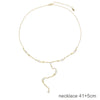 Sparking Bling Prong Set Round CZ Star Moon Eye Hand Charm Tennis Chain Necklace Choker Women Y Lariat Jewelry - Image 1