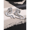 NiNice 316L Stainless Steel Snake Chain Knot Tassel Long Hanging Drop Earrings Stylish Unique Design Charm Jewelry - Image 3