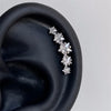 1pcs Quality Shiny Cross Zircon 316L Stainless Steel Ear Bone Nail Y2K Style Silver Color Earring for Women Cochlear Accessories - Image 30