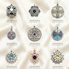 Magic Amulet Mythical Aztec Tiger Chakra Asian Ornaments Compass Africa Pendant Jewelry Silver Gift For Woman Men - Image 1